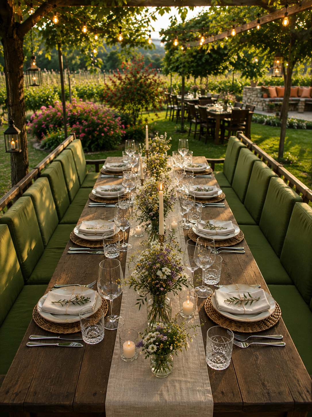 ION Village Urla Barbaros Köyü çam ağaçları altında Chef’s Table deneyimi